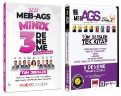 Yargı + İndeks 2025 MEB-AGS Tüm Dersler 5+3 Deneme 2 li Set Anka Serisi Yargı + İndeks Akademi Yayınları