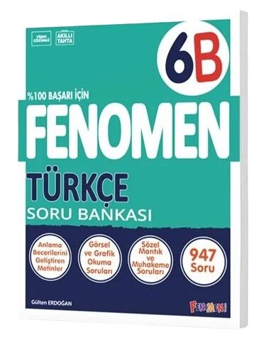 Gama 6. Sınıf Türkçe Fenomen B Soru Bankası Gama Yayınları