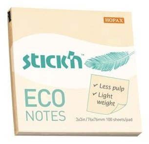 Gıpta Stickn 76x76 Eco Notes Pastel Sarı 100 Yaprak