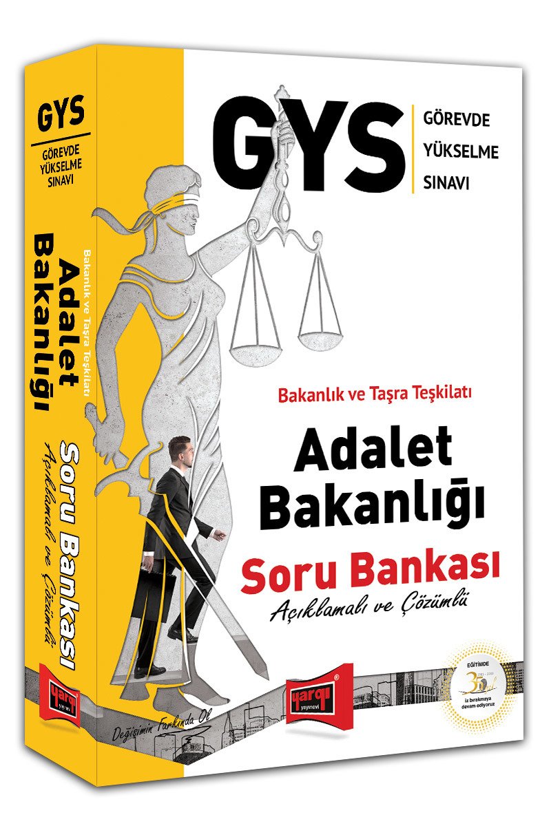 Yargı GYS Adalet Bakanlığı Bakanlık ve Taşra Soru Bankası Açıklamalı Çözümlü Yargı Yayınları