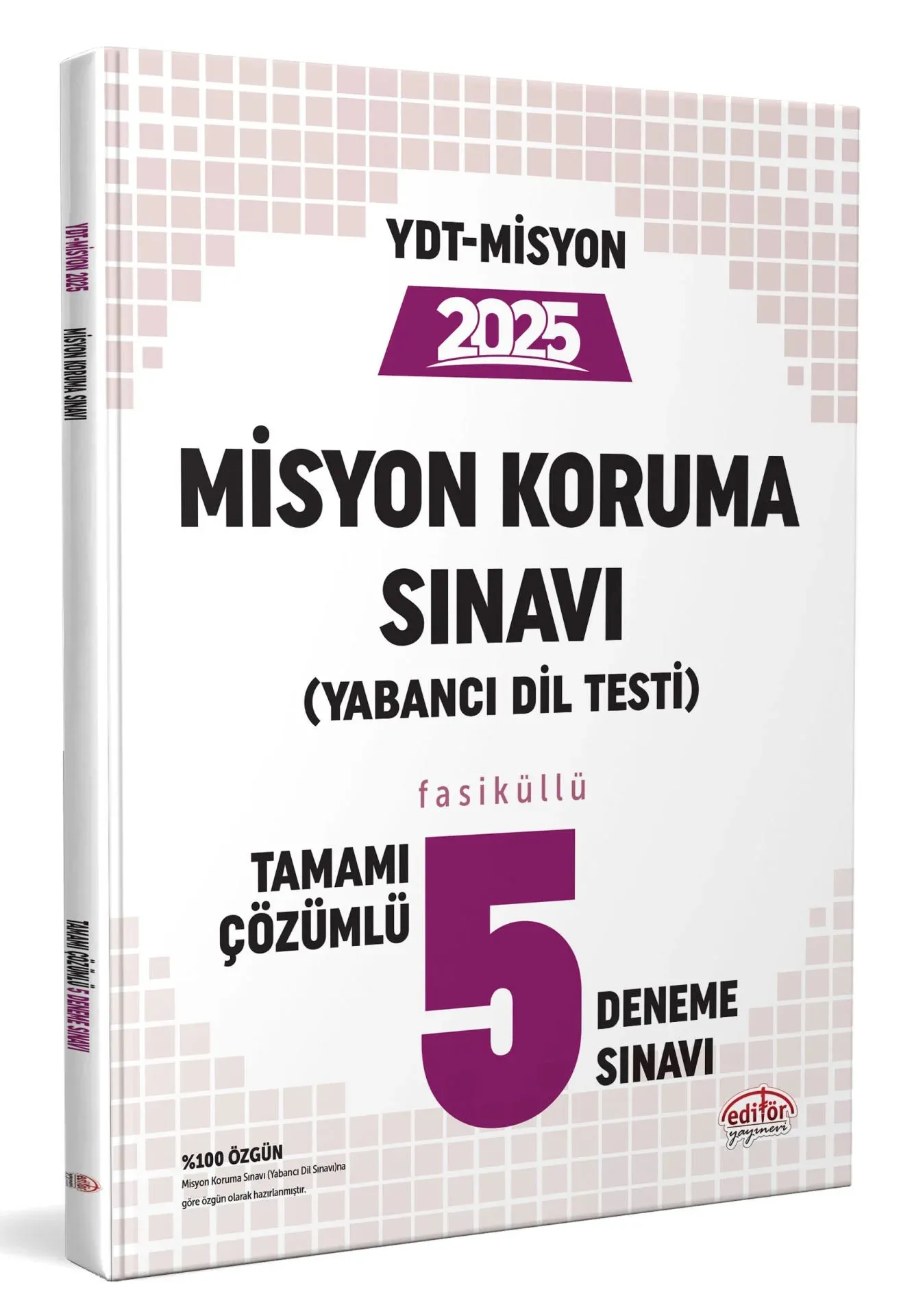 Editör 2025 Misyon Koruma Sınavı Yabancı Dil Testi 5 Deneme Çözümlü Editör Yayınları