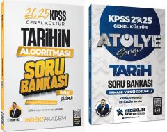 Yediiklim + İndeks 2025 KPSS Tarih Atölye Soru Bankası 2 li Set - Ahmet Uğur Karakuza Yediiklim + İndeks Akademi Yayınları