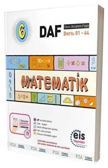 Eis Yayınları 6. Sınıf Matematik DAF Ders Anlatım Föyü Eis Yayınları