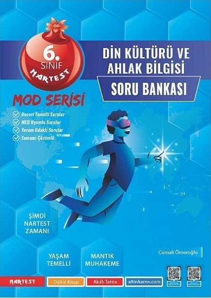 Nartest 6. Sınıf Din Kültürü ve Ahlak Bilgisi Mod Serisi Soru Bankası Nartest Yayınları