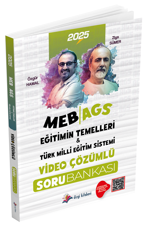 Dizgi Kitap 2025 MEB-AGS Eğitimin Temelleri ve Türk Milli Eğitim Sistemi Soru Bankası Çözümlü - Özgür Hamal, Ziya Sümer Dizgi Kitap