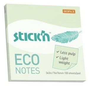 Gıpta Stickn 76x76 Eco Notes Pastel Yeşil 100 Yaprak