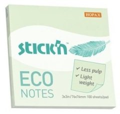 Gıpta Stickn 76x76 Eco Notes Pastel Yeşil 100 Yaprak