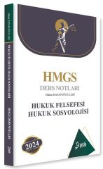 Yetki 2024 HMGS Hukuk Felsefesi, Hukuk Sosyolojisi Ders Notları - Hakan Hasanoğulları Yetki Yayıncılık