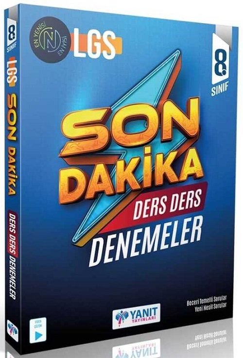 Yanıt 8. Sınıf LGS Tüm Dersler Son Dakika Ders Ders Denemeleri Yanıt Yayınları