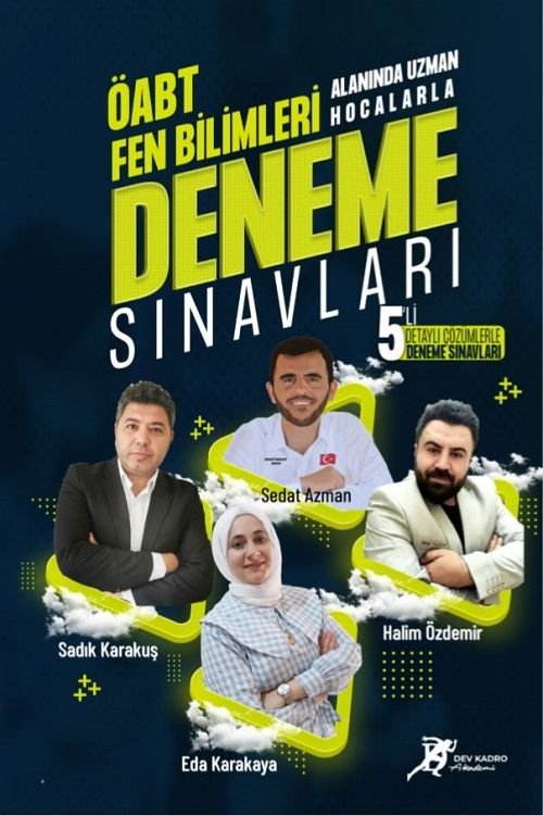 Dev Kadro ÖABT Fen Bilimleri 5 Deneme Çözümlü Dev Kadro Akademi Yayınları