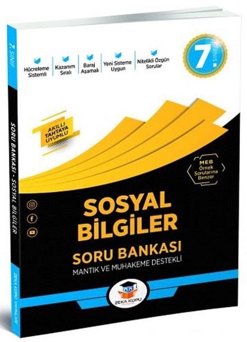 Zeka Küpü 7. Sınıf Sosyal Bilgiler Soru Bankası Zeka Küpü Yayınları