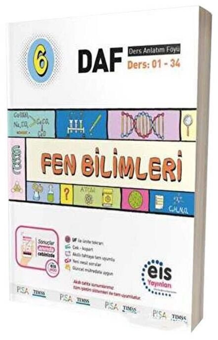 Eis Yayınları 6. Sınıf Fen Bilimleri DAF Ders Anlatım Föyü Eis Yayınları