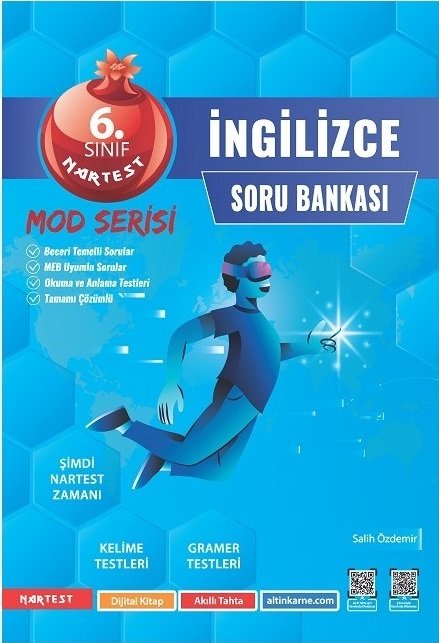 Nartest 6. Sınıf İngilizce Mod Serisi Soru Bankası Nartest Yayınları