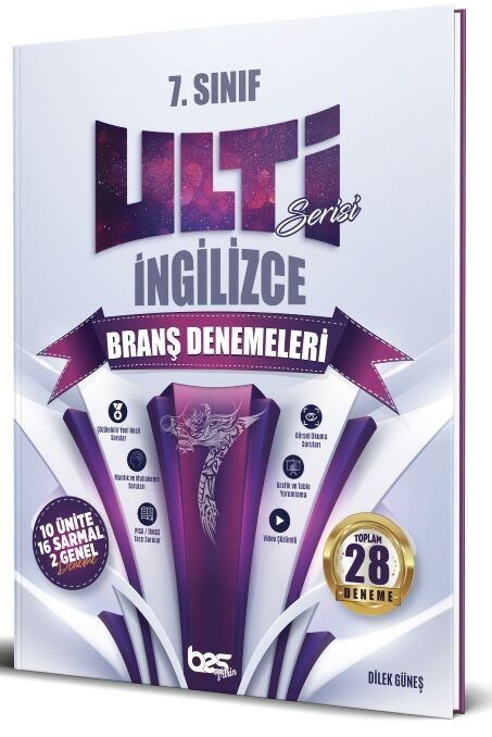 Bes Yayınları 7. Sınıf İngilizce Ulti 28 Deneme Bes Yayınları