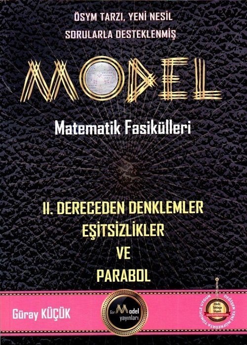 Gür Model Matematik Fasikülleri - 2. Dereceden Denklemler Eşitsizlikler ve Parabol Gür Model Yayınları