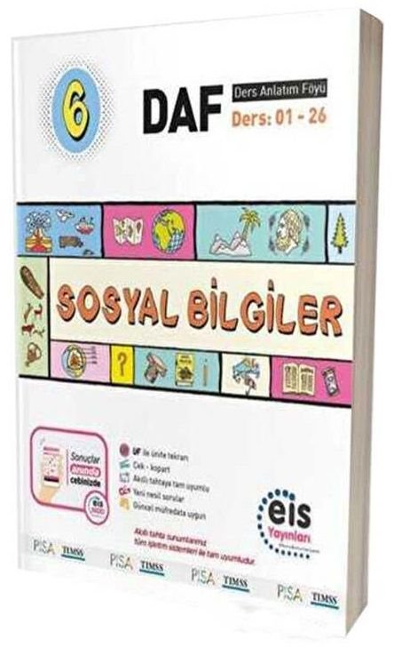 Eis Yayınları 6. Sınıf Sosyal Bilgiler DAF Ders Anlatım Föyü Eis Yayınları