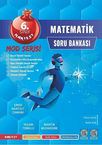 Nartest 6. Sınıf Matematik Mod Serisi Soru Bankası Nartest Yayınları