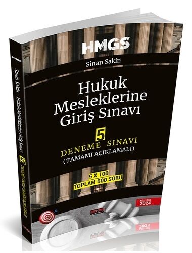 Savaş 2024 HMGS 5 Deneme Çözümlü - Sinan Sakin Savaş Yayınları