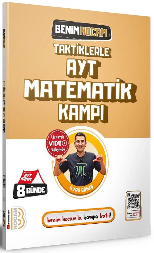 Benim Hocam 2024 YKS AYT Taktiklerle 8 Günde Matematik Kampı - İlyas Güneş Benim Hocam Yayınları