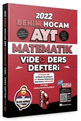 SÜPER FİYAT - Benim Hocam 2022 YKS AYT Matematik Video Ders Defteri - İlyas Güneş Benim Hocam Yayınları