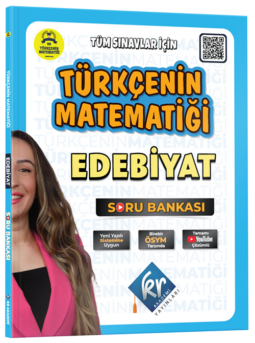 KR Akademi YKS TYT AYT KPSS Türkçenin Matematiği Edebiyat Video Soru Bankası - Gamze Özdin KR Akademi Yayınları