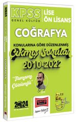 Yargı 2024 KPSS Lise Ön Lisans Coğrafya 5Yüz Konularına Göre Düzenlenmiş Çıkmış Sorular Çözümlü - Önay Çepe Yargı Yayınları