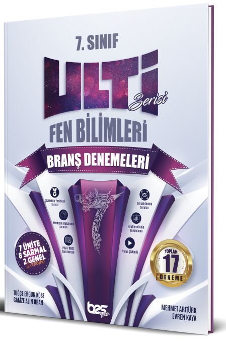 Bes Yayınları 7. Sınıf Fen Bilimleri Ulti 17 Deneme Bes Yayınları