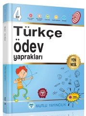 Mutlu 4. Sınıf Türkçe Ödev Yaprakları Video Çözümlü Mutlu Yayınları