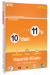 Tonguç 10 dan 11 e Edebiyat Tarih Coğrafya Hazırlık Kitabı Tonguç Akademi