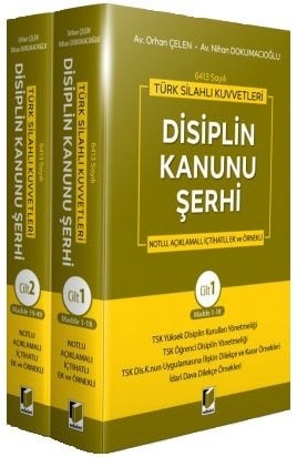 Adalet Türk Silahlı Kuvvetleri Disiplin Kanunu Şerhi 2 Cilt - Orhan Çelen, Nihan Dokumacıoğlu Adalet Yayınevi