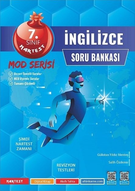 Nartest 7. Sınıf İngilizce Mod Serisi Soru Bankası Nartest Yayınları