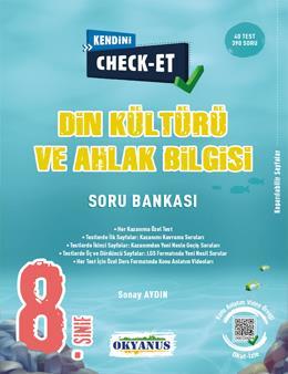 Okyanus 8. Sınıf Din Kültürü ve Ahlak Bilgisi Kendini Check-Et Soru Bankası Okyanus Yayınları