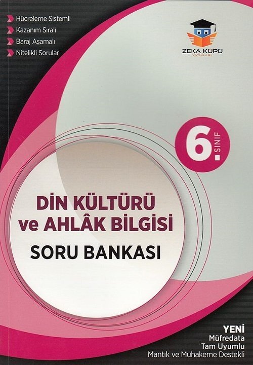 Zeka Küpü 6. Sınıf Din Kültürü ve Ahlak Bilgisi Soru Bankası Zeka Küpü Yayınları