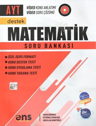 ENS Yayınları YKS AYT Matematik Destek Soru Bankası ENS Yayınları