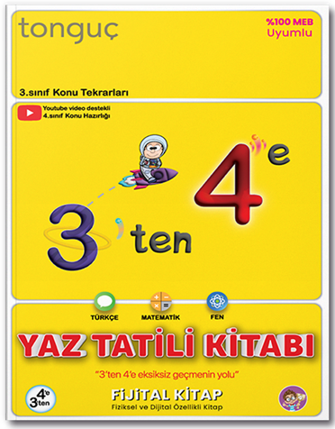 Tonguç 3 ten 4 e Hazırlık Kitabı Tonguç Akademi