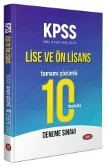 Data 2020 KPSS Lise Ön Lisans 10 Deneme Çözümlü Data Yayınları