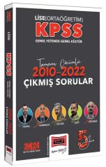 Yargı 2024 KPSS Lise Ortaöğretim 5Yüz 2010-2022 Çıkmış Sorular Çözümlü Yargı Yayınları