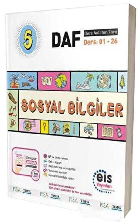 Eis Yayınları 5. Sınıf Sosyal Bilgiler DAF Ders Anlatım Föyü Eis Yayınları