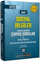 Pegem 2021 ÖABT Sosyal Bilgiler Çıkmış Sorular Çözümlü Pegem Akademi Yayınları