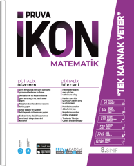 Pruva Akademi 8. Sınıf Matematik İkon Konu Anlatımlı Pruva Akademi