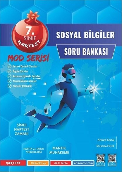 Nartest 7. Sınıf Sosyal Bilgiler Mod Serisi Soru Bankası Nartest Yayınları