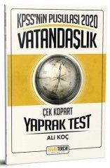 Doğru Tercih 2020 KPSS nin Pusulası Vatandaşlık Yaprak Test Çek Kopart Ali Koç Doğru Tercih Yayınları