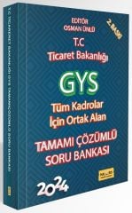 Makro Kitabevi 2024 GYS Ticaret Bakanlığı Ortak Konular Soru Bankası Çözümlü 2. Baskı Görevde Yükselme Makro Kitabevi