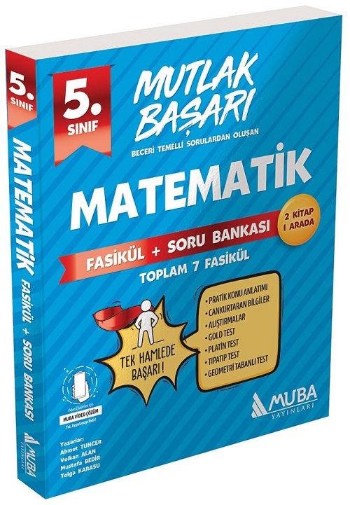 Muba 5. Sınıf Matematik Mutlak Başarı Fasikül+Soru Bankası Muba Yayınları