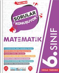 Pruva Akademi 6. Sınıf Matematik Sorular Konuşuyor Soru Bankası Pruva Akademi