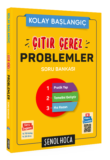 Şenol Hoca YKS TYT Çıtır Çerez Problemler Soru Bankası Şenol Hoca Yayınları