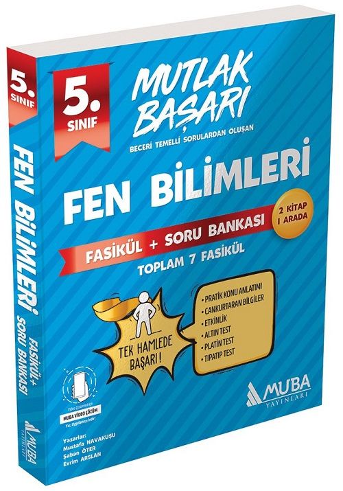 Muba 5. Sınıf Fen Bilimleri Mutlak Başarı Fasikül+Soru Bankası Muba Yayınları