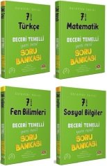 Data 7. Sınıf Garantör Beceri Temelli Soru Bankası Seti (4 Kitap) Data Yayınları