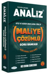 Monopol KPSS A Grubu Analiz Maliye Soru Bankası Çözümlü 7. Baskı - Özgür Şahan Monopol Yayınları