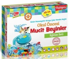 Dikkat Atölyesi 48-60 Ay Okul Öncesi Mucit Beyinler Eğitim Seti Dikkat Atölyesi Yayınları